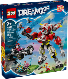 71497 Cooper's Tiger Mech & Zero's Hot Rod Car