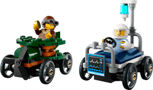 60459 Airplane vs. Hospital Bed Race Car Pack